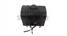For Royal Enfield Super Meteor 650 Top Luggage Leather Bag Black - SPAREZO